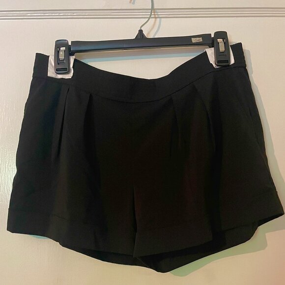 Anthro_Frenchi Black Flowy Shorts w/ Pockets - Picture 2 of 2